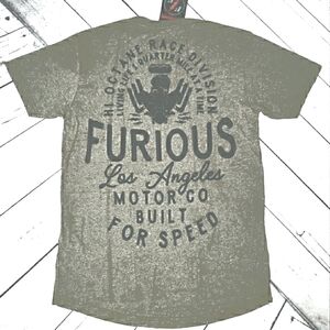 ⚡Affliction "Living Life" Flocked Graphic T⚡